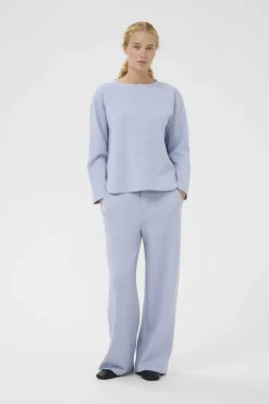 Inwear naisten collegepaita GincentIW Melange Crewneck, Endless Sky Melange