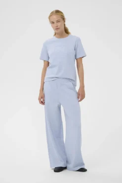 Inwear naisten housut GINCETTEIW MELANGE PANTS, Endless Sky Melange