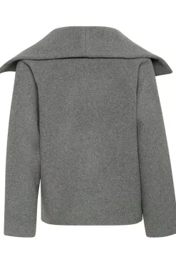 Inwear naisten lyhyt talvitakki, PERRYIW SHORT COAT Granite Melange