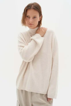 Inwear Naisten Neulepaita, RUDI OPEN BACK PULLOVER Kerma