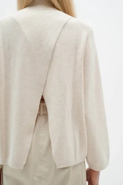 Inwear Naisten Neulepaita, RUDI OPEN BACK PULLOVER Kerma
