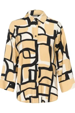 Inwear Naisten Paita, HECANTEI SHIRT Musta Kuosi