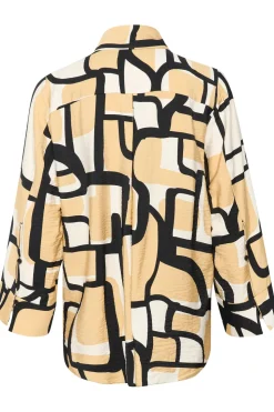 Inwear Naisten Paita, HECANTEI SHIRT Musta Kuosi