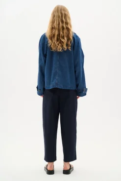 Inwear naisten takki, MABLEIW MINONA SHORT COAT Dark Blue Denim