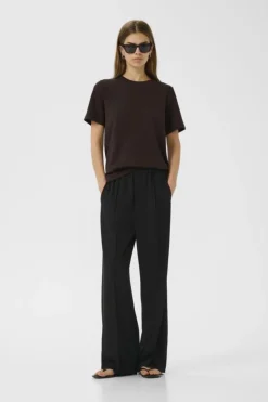 Inwear naisten t-paita VINCENTIW KARMEN TSHIRT, Chocolate Brown