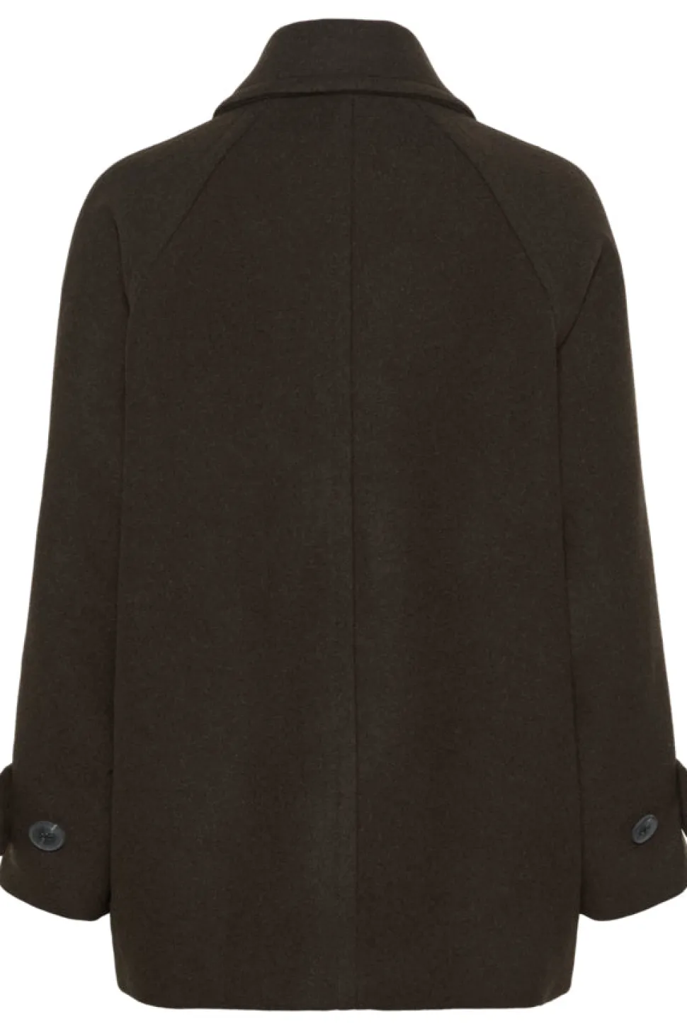 Inwear naisten villakangastakki THORAIW MINONA COAT, Chocolate Brown
