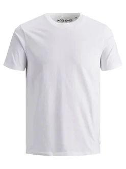 Jack and Jones JJEORGANIC BASIC TEE SS O-NECK Valkoinen