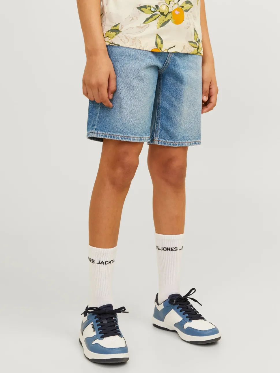 Jack and jones junior farkkushortsit, JJICHRIS JJORIGINAL SHORTS MF 920 Indigo