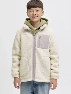 Jack and jones junior teddytakki, JJESOHO TEDDY JACKET JNR Beige