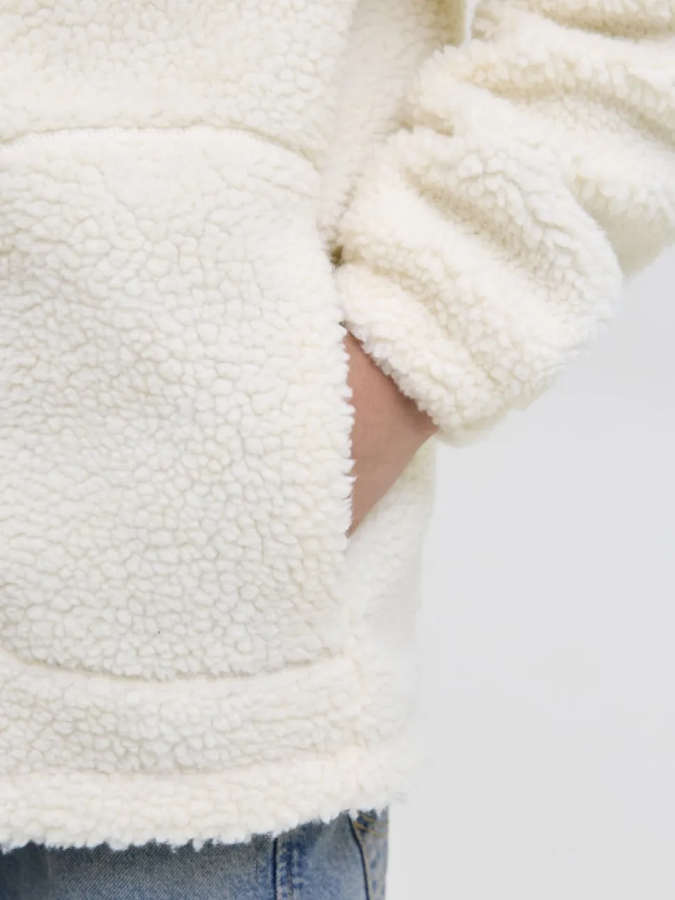 Jack and jones junior teddytakki, JJESOHO TEDDY JACKET JNR Beige