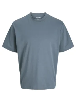 Jack and Jones junior t-paita, JJEURBAN EDGE TEE SS O-NECK NOOS JNR Tumma Turkoosi