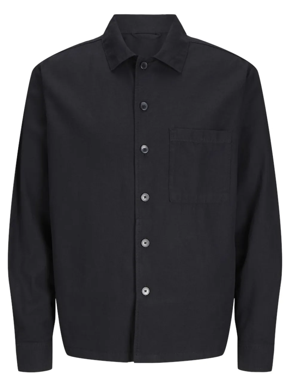 Jack and Jones miestan päällyspaita, JJEURBAN EDGE OVERSHIRT LS SN Black
