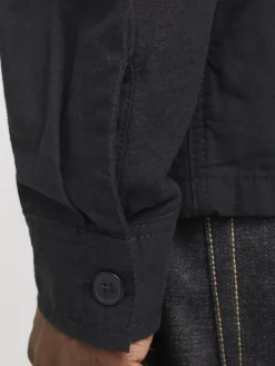 Jack and Jones miestan päällyspaita, JJEURBAN EDGE OVERSHIRT LS SN Black