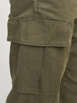 Jack and Jones miesten reisitaskuhousut, JPSTKANE BARKLEY CARGO PANT Olive Night