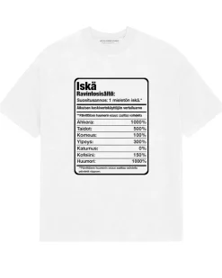 Jack and Jones miesten t-paita Dad Tee SS Crew Neck, valkoinen