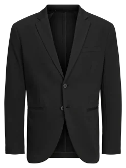 JACK&JONES JUNIOR lasten bleiseri, JJEJAXON JERSEY BLAZER NOOS JNR Musta