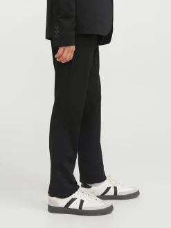 JACK&JONES JUNIOR lasten puvunhousut, JJEJAXON JERSEY TROUSER NOOS JNR Musta