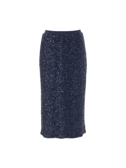 JCSOPHIE naisten hame, EVAN SKIRT Tummansininen