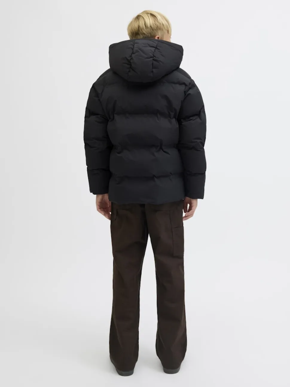 JJESOHO PUFFER HOOD JNR MUSTA