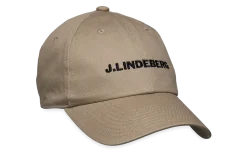 J.Lindeberg miesten lippis, ELIJAH COTTON LOGO CAP Beige