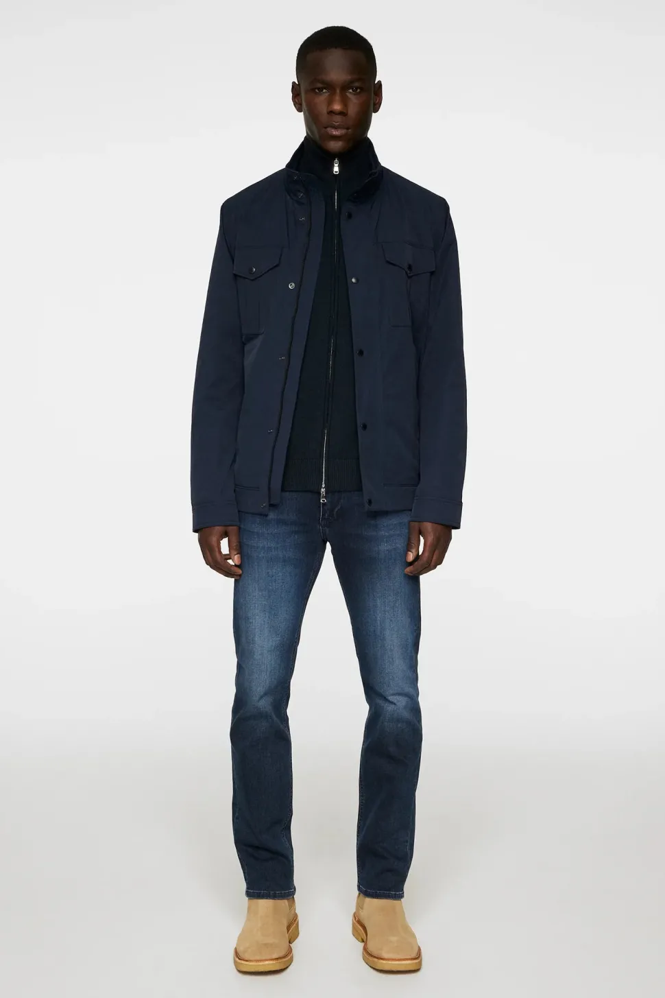 J.Lindeberg miesten takki, BAILEY POLY JACKET Tummansininen