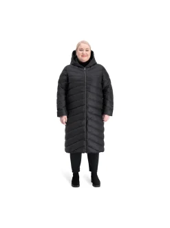 Joutsen, Naisten Talvitakki, SÄDE KEVYTUNTUVATAKKI 2XL 111CM Musta