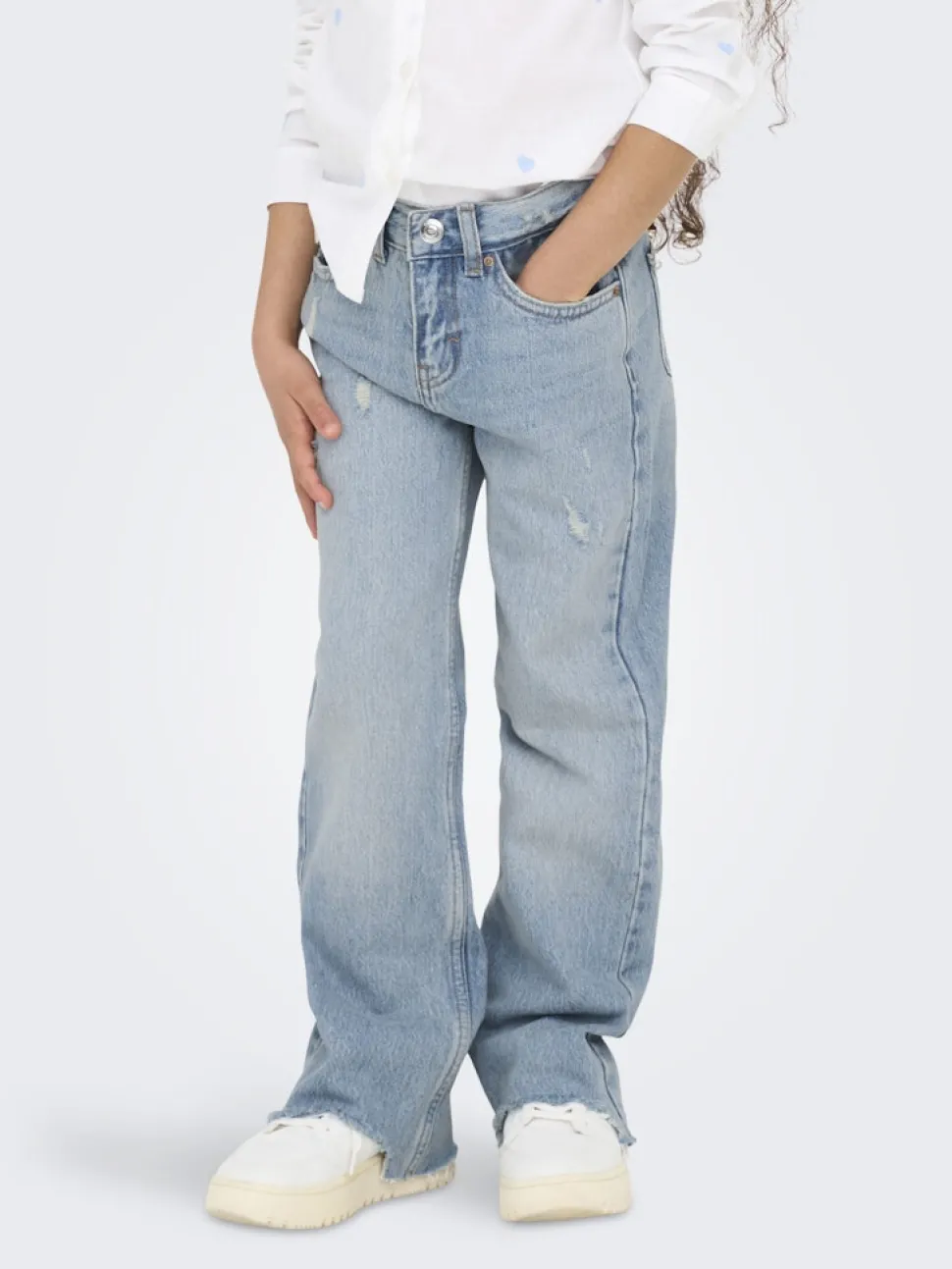 Kids Only lasten farkut, KOGJUICY WIDE DNM JEANS Indigo