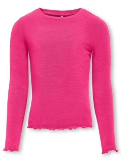 Kids Only lasten paita, KOGAMOUR LS TOP Pinkki
