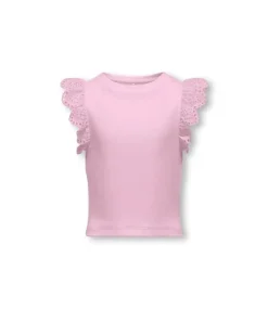 Kids Only lasten toppi, KOGDREA LIFE S/S TOP Vaaleanpunainen