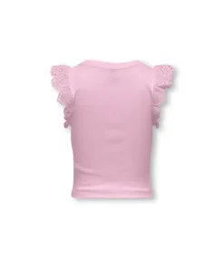 Kids Only lasten toppi, KOGDREA LIFE S/S TOP Vaaleanpunainen