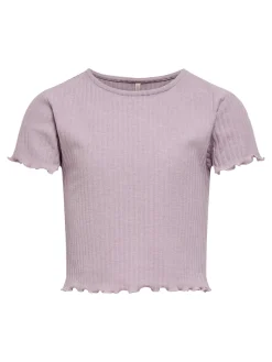 Kids Only t-paita, KOGNELLA SS ONECK TOP Liila