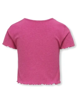Kids Only t-paita, KOGNELLA SS ONECK TOP Vadelma