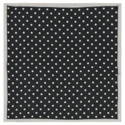 Klement 70 x70 Linnea Huivi, musta kuosi
