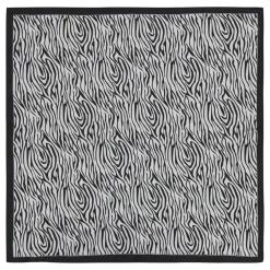 Klement 70 x 70 Linnea Huivi, mustavalkoinen