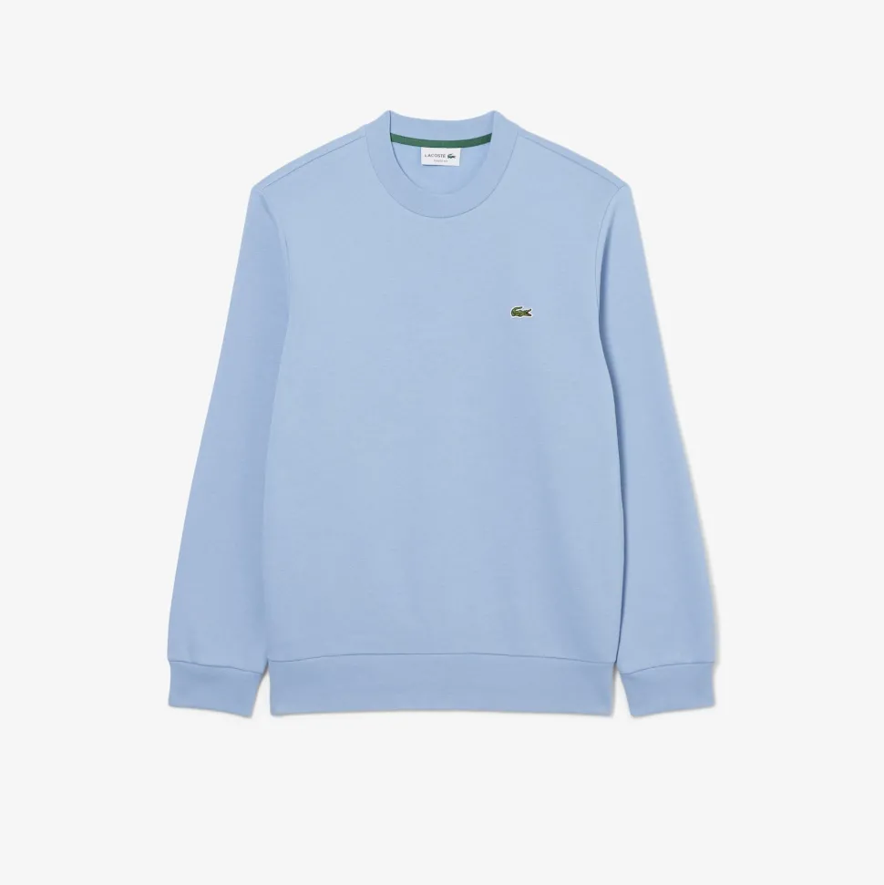 Lacoste miesten neulepusero Brushed Cotton Fleex Jogger Sweatshirt, vaaleansininen