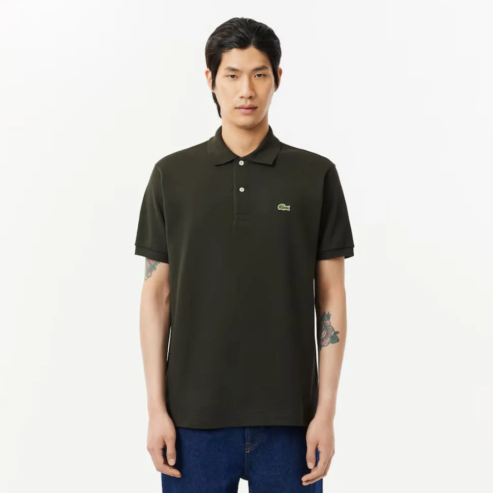 Lacoste Miesten Pikeepaita, ORIGINAL L1212 POLO NOS Tummanvihreä