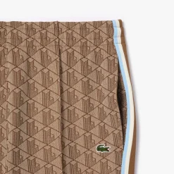 Lacoste Miesten Verryttelyhousut, MONOGRAM TRACK PANT Ruskea Kuosillinen