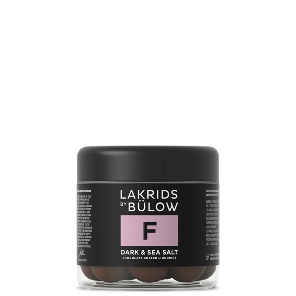 Lakrids by Bülow lakritsi Small F Dark&Sea Salt