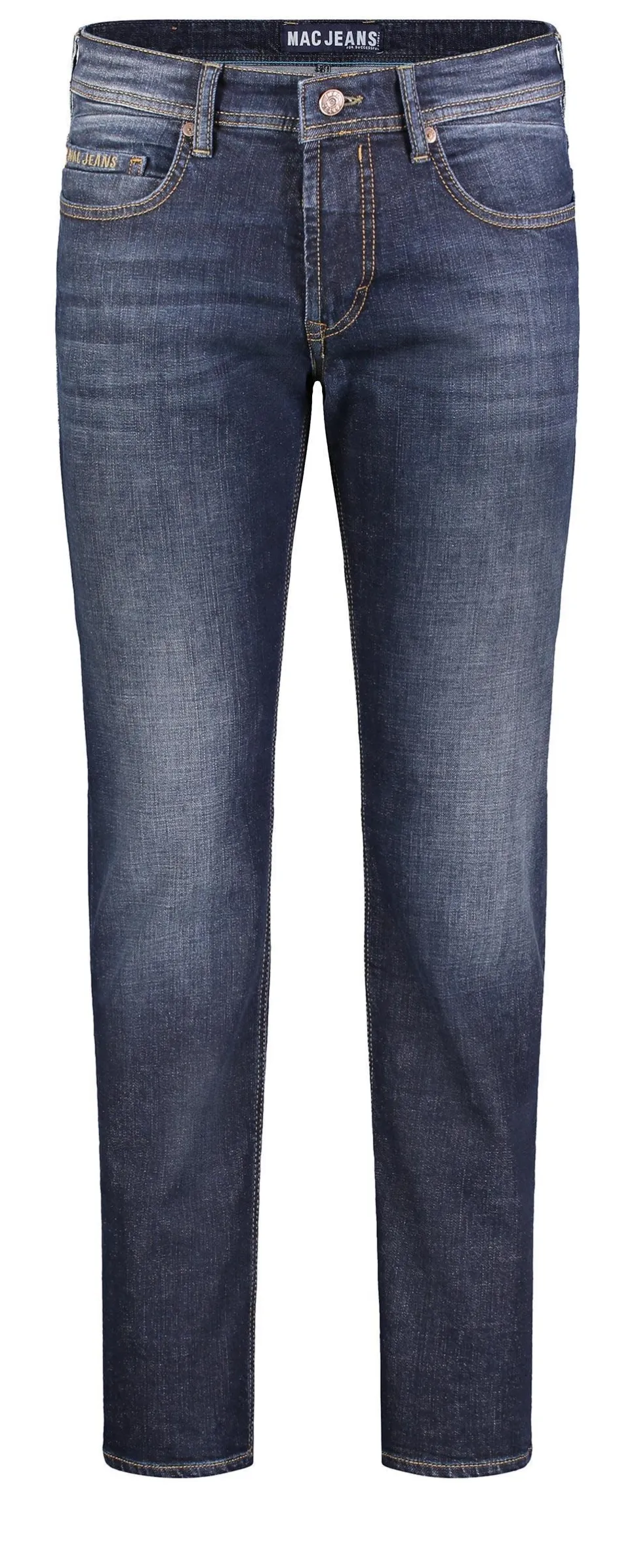 Mac miesten farkut, BEN REGULAR FIT AUTHENTIC DENIM Sininen, Indigo