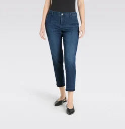 Mac naisten farkut Chino Turn Up, sininen indigo