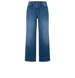 Mac naisten farkut, DREAM WIDE CROPPED Indigo