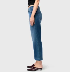 Mac naisten farkut, DREAM WIDE CROPPED Indigo