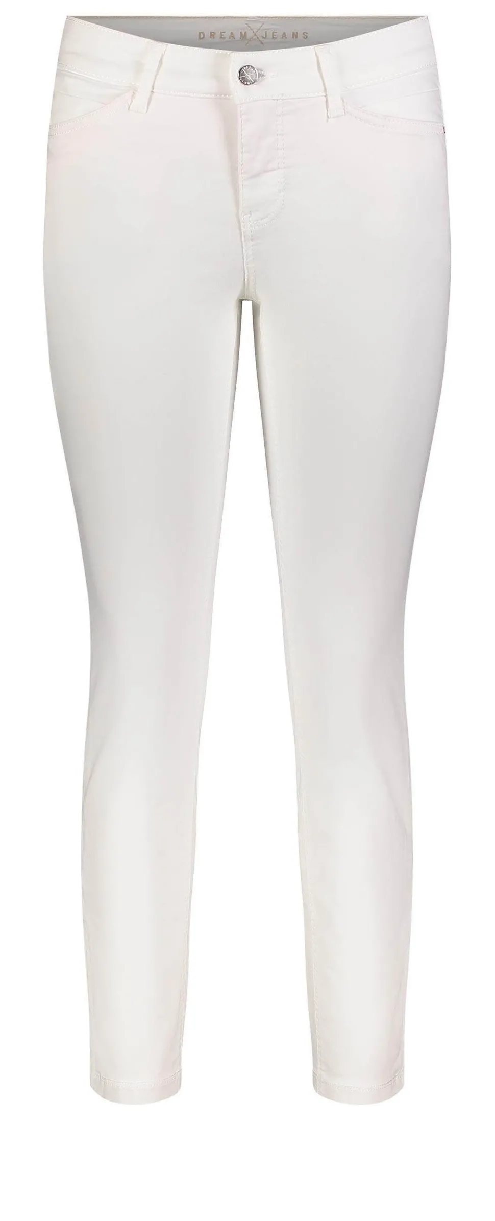 Mac Naisten Housut, Dream Chic 7/8 Valkoinen