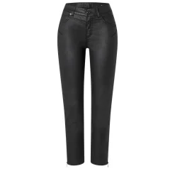 Mac Naisten Housut, RICH SLIM CHIC COATING Musta