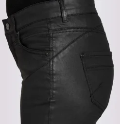 Mac Naisten Housut, RICH SLIM CHIC COATING Musta