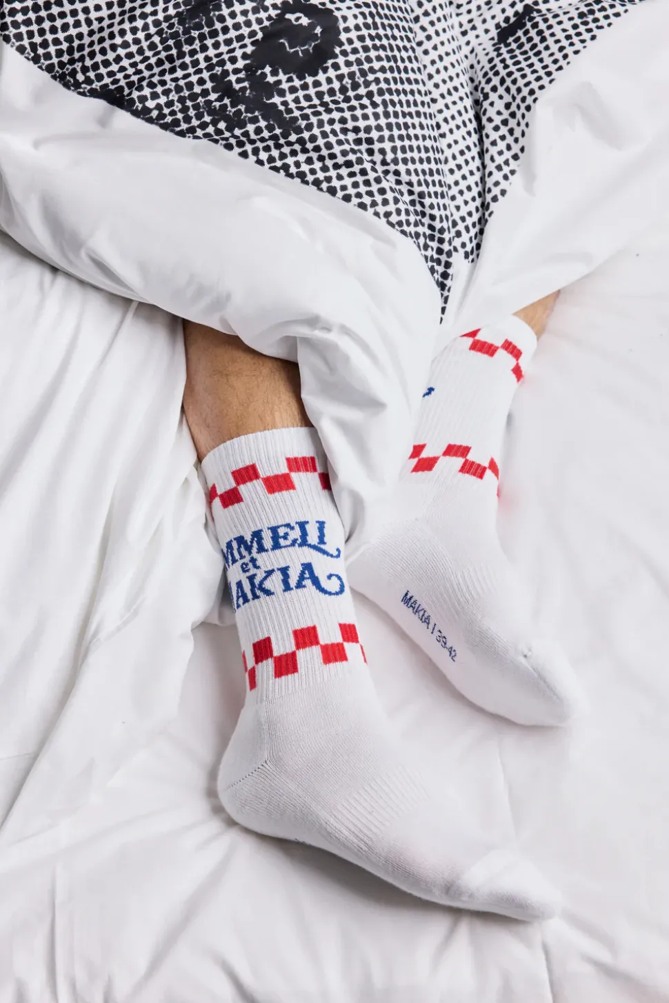 Makia Gastronomie Socks, valkoinen
