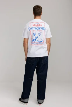 Makia Kummeli Gastronomie T-shirt, valkoinen