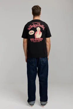 Makia Kummeli Seksipuhelin T-shirt, musta