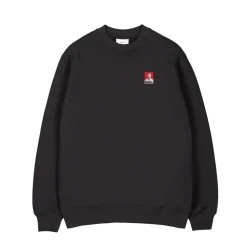 Makia Miesten Collegepaita, TONNI SWEATSHIRT Musta