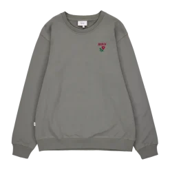 Makia miesten collegepusero, BERRY SWEATSHIRT Tummanvihreä